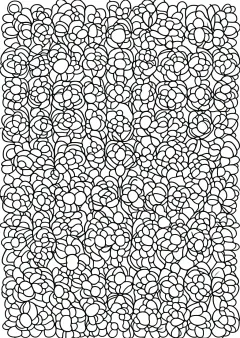 七宝文様の塗り絵