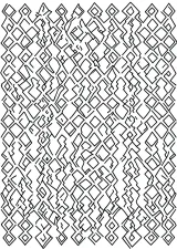 菱文様の塗り絵