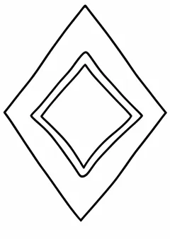 数字ぬりえ・ダイヤ(脳トレ)