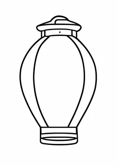 数字ぬりえ・ちょうちん（脳トレ）