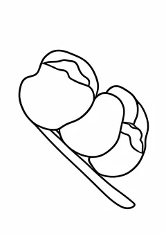 数字ぬりえ・だんご（脳トレ）