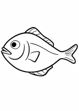 数字ぬりえ・さかな（脳トレ）