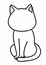 数字ぬりえ・ねこ（脳トレ）