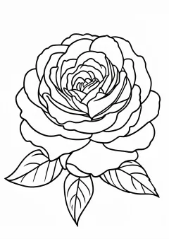 山吹の塗り絵