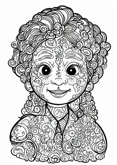 フロイド風の塗り絵