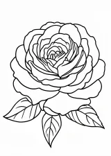 山吹の塗り絵