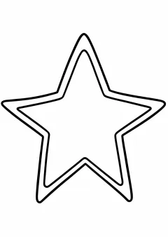 数字ぬりえ・星（脳トレ）