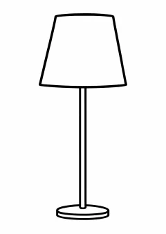 行灯の塗り絵
