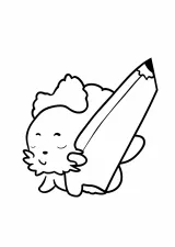 数字ぬりえ・えんぴつ（脳トレ）