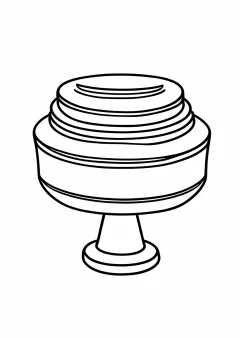 こまの塗り絵