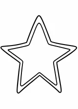 数字ぬりえ・星（脳トレ）