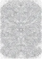 万華鏡模様の塗り絵（大人向け）