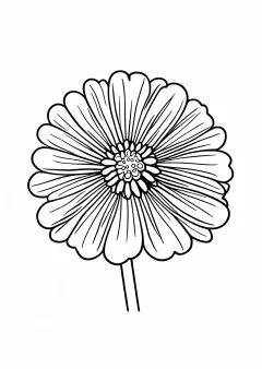 数字ぬりえ・なでしこ（脳トレ）