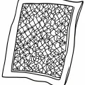 手ぬぐいの塗り絵