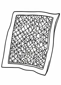 手ぬぐいの塗り絵