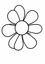 数字ぬりえ・お花(脳トレ)