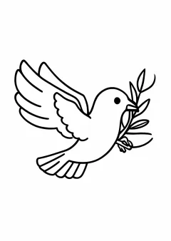 はとの塗り絵