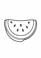 数字ぬりえ・すいか（脳トレ）