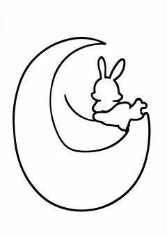 数字ぬりえ・お月見(脳トレ)