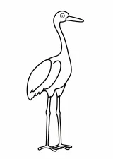 鶴の塗り絵
