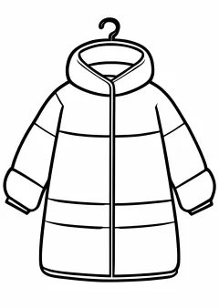 半纏の塗り絵