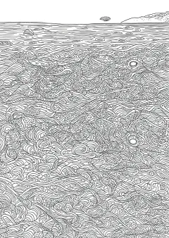海辺の風景画（大人向け）