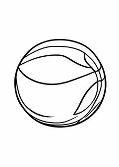 けまりの塗り絵