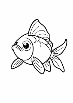 金魚の塗り絵