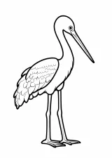 鶴の塗り絵