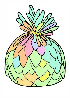 俵の塗り絵（見本）
