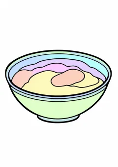 漆器の塗り絵（見本）